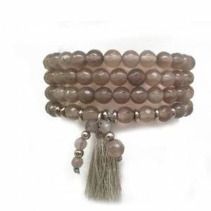 Agate Taupe Bracelet